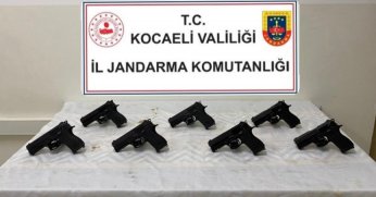 Operasyonda 7 ruhsatsız tabanca ele geçirildi