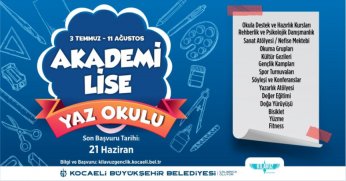 Bilgievleri ve Akademi Lise’de yazın okula gitmek daha da eğlenceli