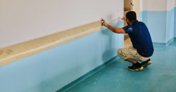 Körfez’de okullarda tadilat çalışması