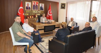 Başkan Söğüt’ten BBP ve DSP’ye ziyaret
