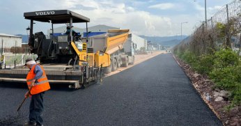 Ford Otosan fabrikası ile serbest bölge arasında yeni yan yol yapıldı