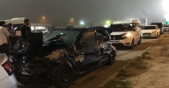 Kuzey Marmara Otoyolu’nda kaza: Bayram tatili yolunda kontak kapattılar