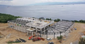 Darıca Millet Bahçesi 3. Etap’ta Millet Kıraathanesinin kaba inşaatı tamam