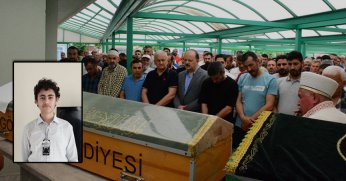 Metruk evdeki göçükte ölen 15 yaşındaki Ömer Faruk son yolculuğuna uğurlandı