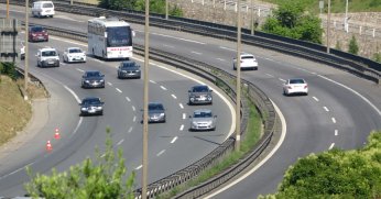 Tatilciler dönüş yolunda