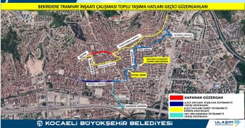 Ulaşım güzergah değişikliği yapıldı
