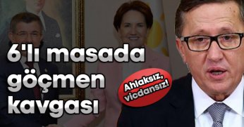 6'lı masada göçmen kavgası: Ahlaksız, vicdansız!