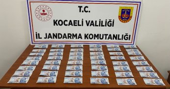 Üstünde 17 bin TL sahte para ele geçirildi