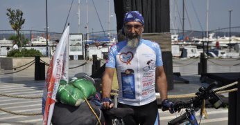 Kök hücre bağışına dikkat çekmek için 7 bin kilometre pedal çevirecek