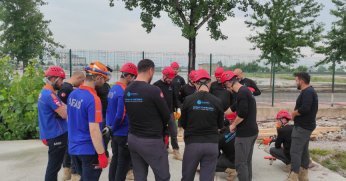 Başiskele Belediyesi Arama ve Kurtarma Ekibi’ne Afet Eğitimi