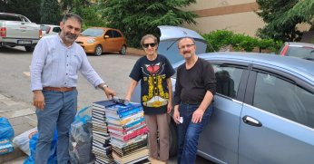 Muhtar Müyesser Yımmaz’dan Şehit Kütüphanesi’ne kitap desteği