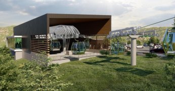 Teleferik’te Derbent İstasyonu tamam