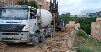 Yuvam Akarca’da 86 adet fore kazık çakıldı