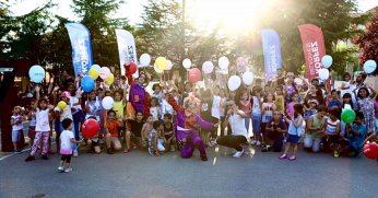 Hacı Osman’da çocuklar doyasıya eğlendi