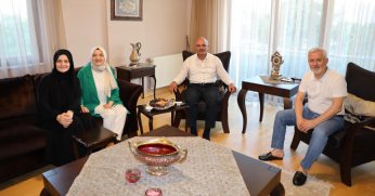 Başkan Söğüt'ten hacı ziyaretleri