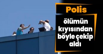 Polis, ölümün kıyısından böyle çekip aldı
