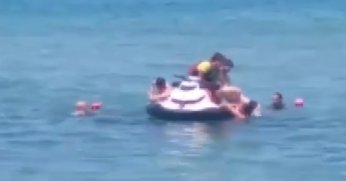 Boğulma tehlikesi geçiren vatandaşlar böyle kurtarıldı