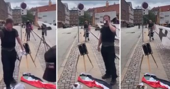 İslam düşmanlığı devam ediyor! Danimarka'da yeniden Kur'an-ı Kerim yakıldı