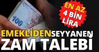 Emeklilerden seyyanen zam talebi
