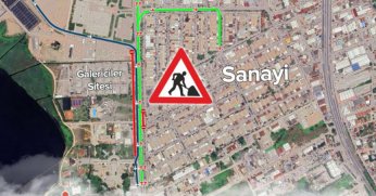 İZMİT'TE YOL ÇALIŞMASI