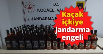 Kaçak içkiye jandarma engeli