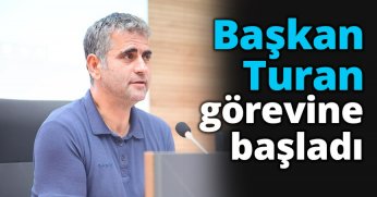 Başkan Turan görevine başladı