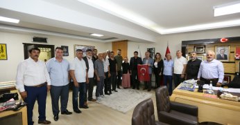 aykurt ve yonetiminden baskan aygune iadei ziyaret