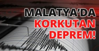 Malatya’da 4.3 büyüklüğünde deprem meydana geldi!