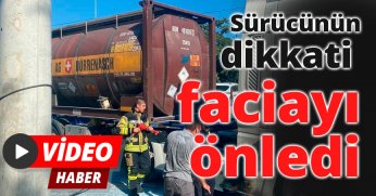 Sürücünün dikkati faciayı önledi