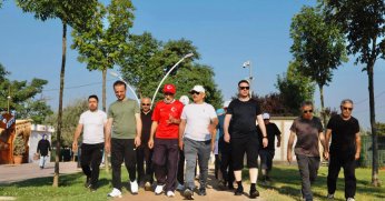 Körfezliler sağlıklı yaşam için yürüdü