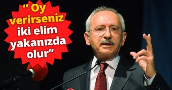  Kılıçdaroğlu'ndan Akbelenlilere tehdit: Oy verirseniz iki elim yakanızda olur