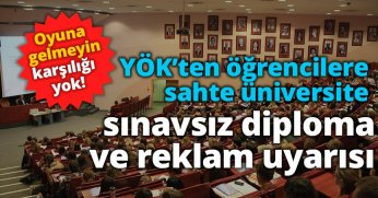 YÖK’ten öğrencilere sahte üniversite, sınavsız diploma ve reklam uyarısı: Oyuna gelmeyin, karşılığı yok!