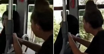 Çarşaflı kadına nefret kustu: Otobüstekiler haddini bildirdi