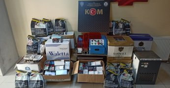 Kocaeli'de 72 bin 77 dolu ve boş makaron ele geçirildi