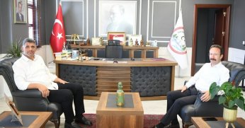 Kaymakam Yamlı’ya teşekkür ve veda ziyareti