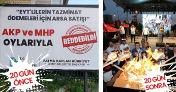 EYT’liye para yok demişti, 3 gün  3 gece festival yapmasını bildi