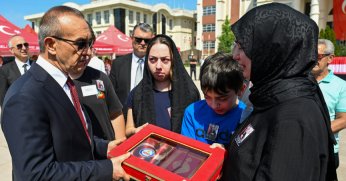 Kaymakam Özdemir için valilikte resmi cenaze töreni düzenlendi