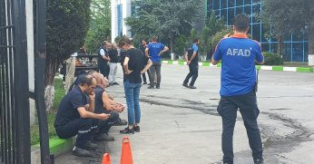 Lastik ayrıştırma makinesi arızalandı: 13 işçi dumandan etkilendi