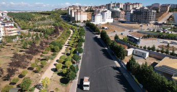 Çağdaşkent'in yolları yenilendi