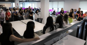 Öğrenciler elektik perakende sektörünü tanıdı