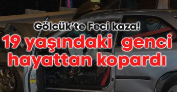 Feci kaza 19 yaşındaki genci hayattan kopardı