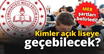 Kimler açık liseye geçebilecek?