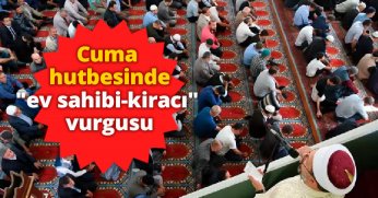 Cuma hutbesinde 