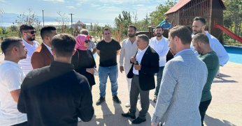 Başkan Şayir, gençlere projelerini anlattı 