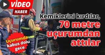 Darp edildi, uçuruma atıldı, jandarma ekipleri adım adım iz sürerek yaralıya ulaştı