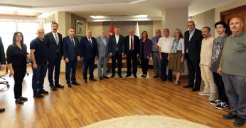 Başkan Büyükakın, Ahilik Kutlama Komitesini konuk etti