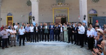 Ümmet Camii dualarla açıldı