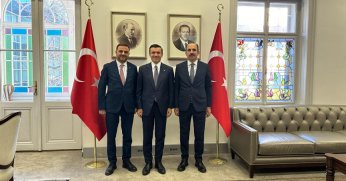 Başkan Özlü’den Zagreb Büyükelçisi Kıran’a Ziyaret