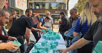 29.YEŞİL İHSANİYE ELMA FESTİVALİ LEZZET DAĞITIMI İLE BAŞLADI