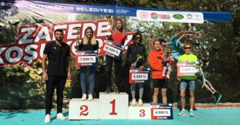 250 sporcunun kıyasıya yarıştığı zafer koşusunda kazananlar belli oldu